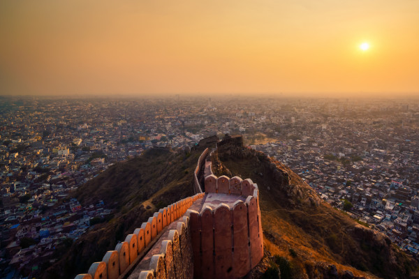 Nahargarh Fort overlooking Jaipur
